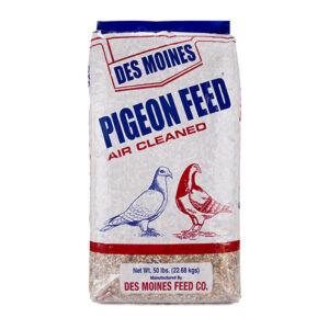 des moines pigeon feed air cleaned, 50 lbs