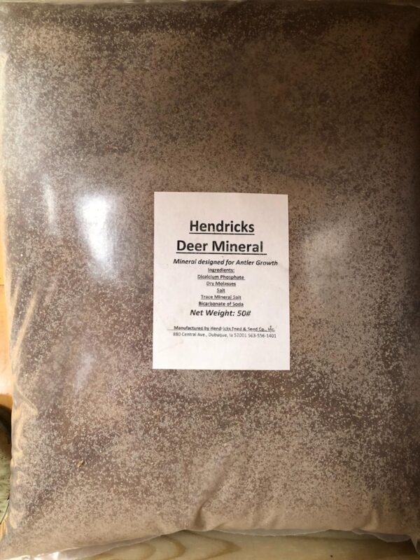 bag of hendricks deer mineral.