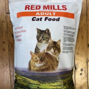red mills adult cat food, 5 lb bag