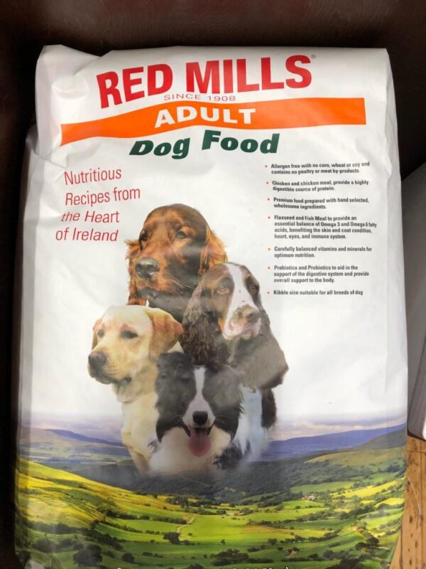 red mills adult dog food, 30 lbs